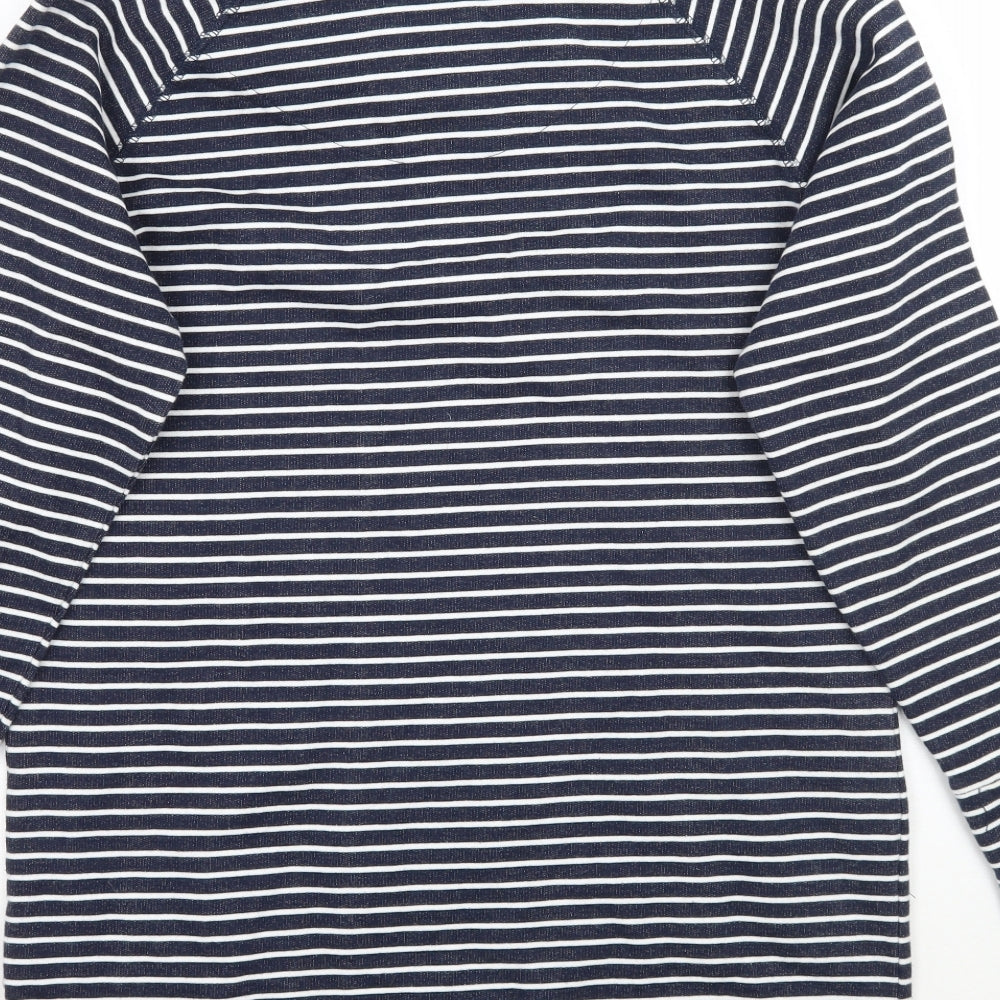TU Womens Blue Striped  Pullover Jumper Size 10