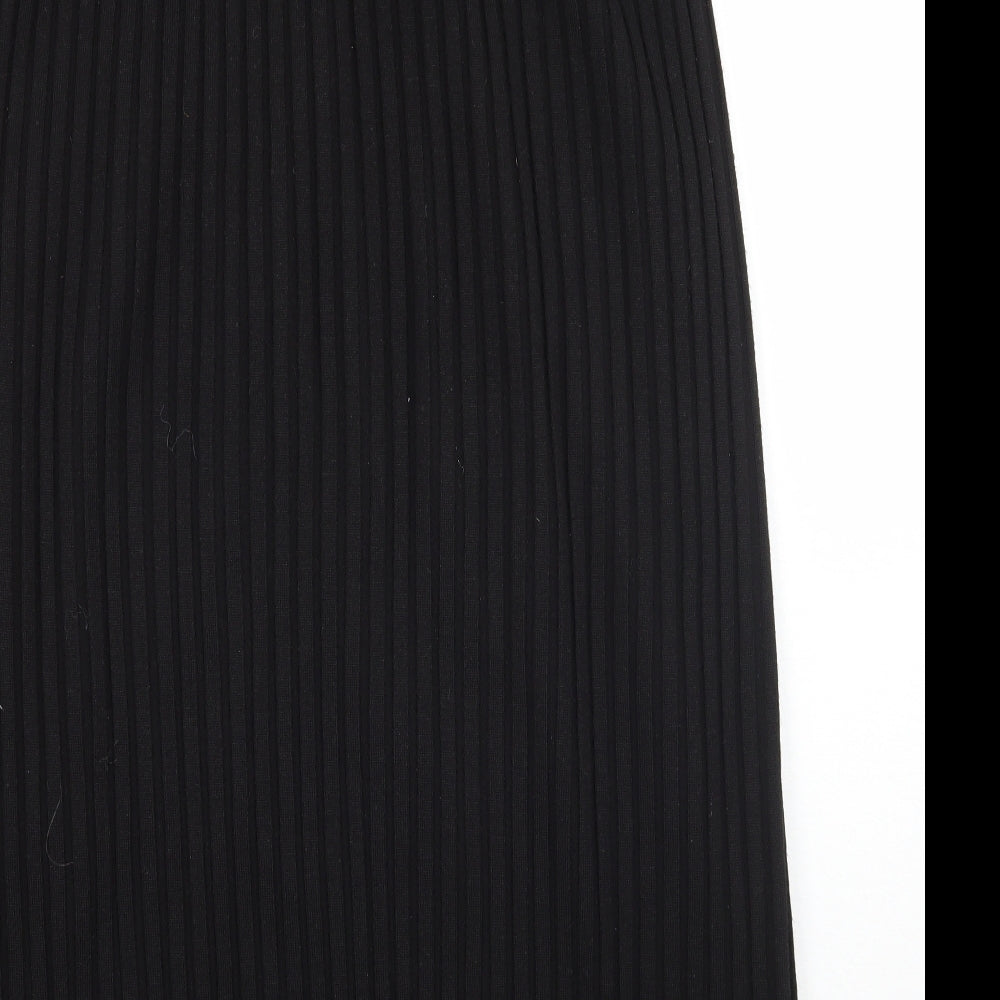 Preworn Womens Black   A-Line Skirt Size 16