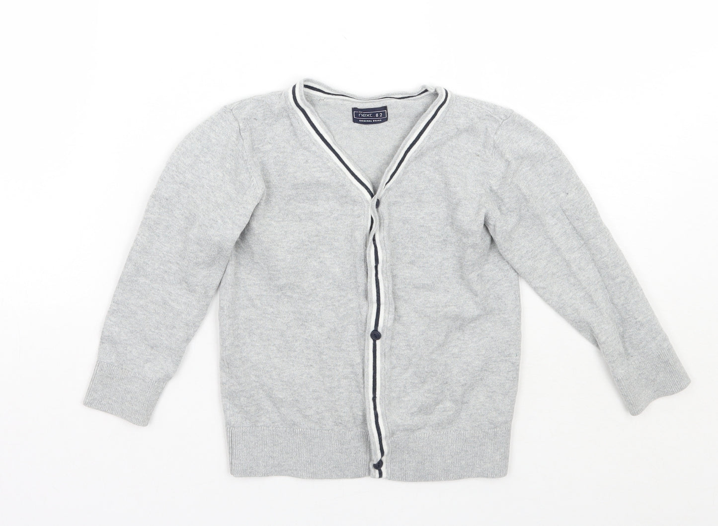 NEXT Boys Grey   Cardigan Jumper Size 4 Years