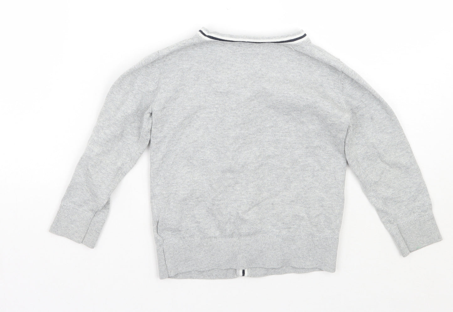 NEXT Boys Grey   Cardigan Jumper Size 4 Years