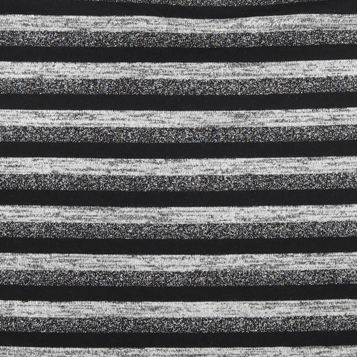 Select Womens Grey Striped  Pullover Jumper Size 18