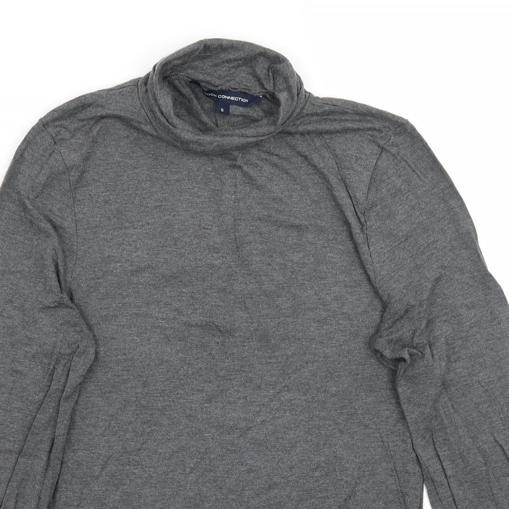 French Connection Womens Grey   Basic T-Shirt Size S