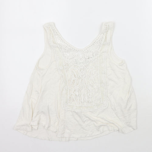 Newlook Womens White   Basic Tank Size 6
