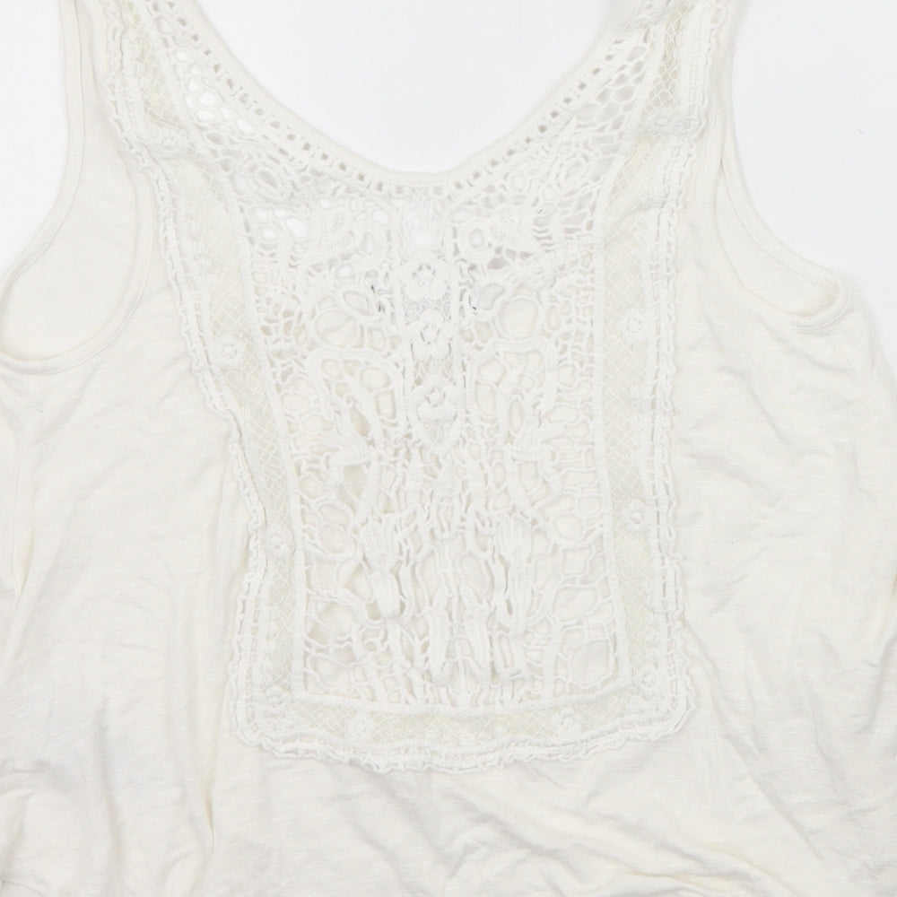 Newlook Womens White   Basic Tank Size 6