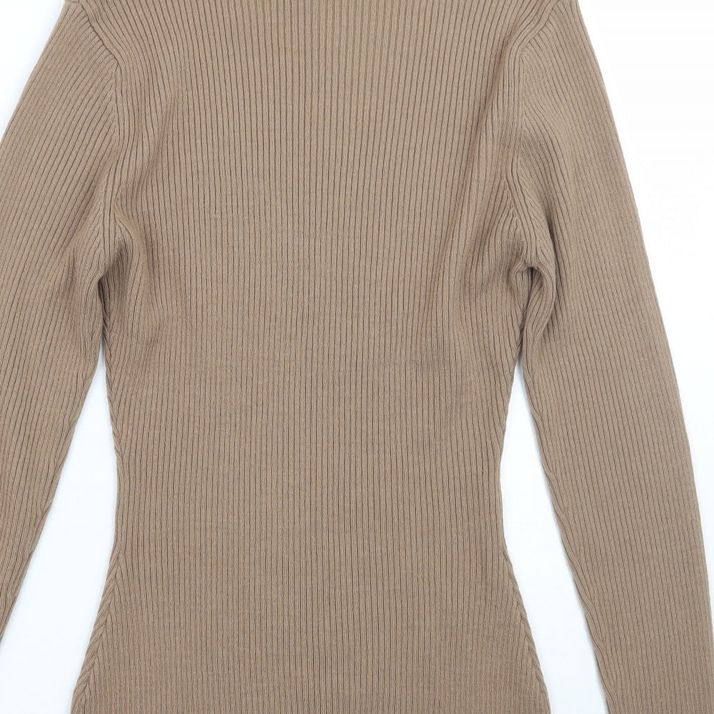 Internationale Womens Brown   Pullover Jumper Size 14