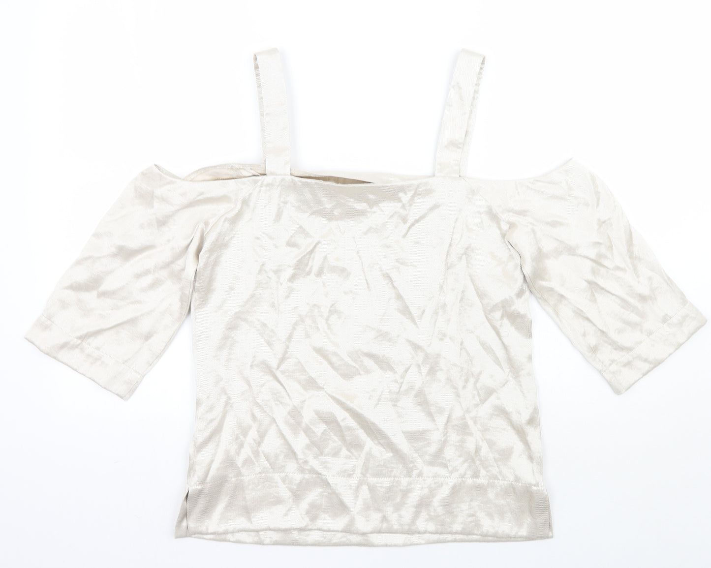 NEXT Womens Silver   Basic Blouse Size 10