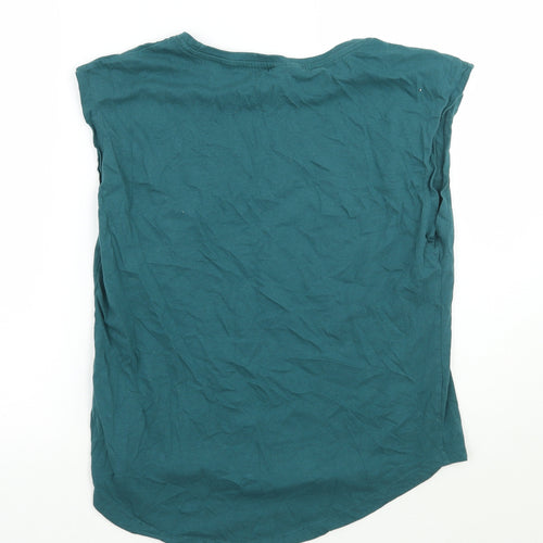 Urban Classics Womens Green   Basic T-Shirt Size M