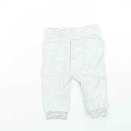George Girls Grey   Sweatpants Trousers Size 3-6 Months