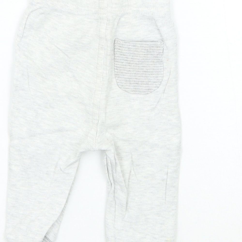 George Girls Grey   Sweatpants Trousers Size 3-6 Months