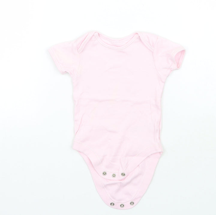 George Girls Pink   Babygrow One-Piece Size 3-6 Months