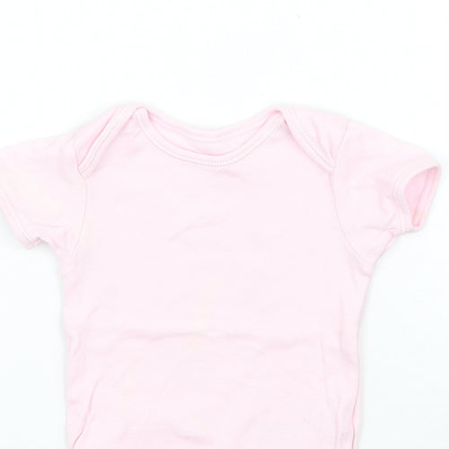 George Girls Pink   Babygrow One-Piece Size 3-6 Months
