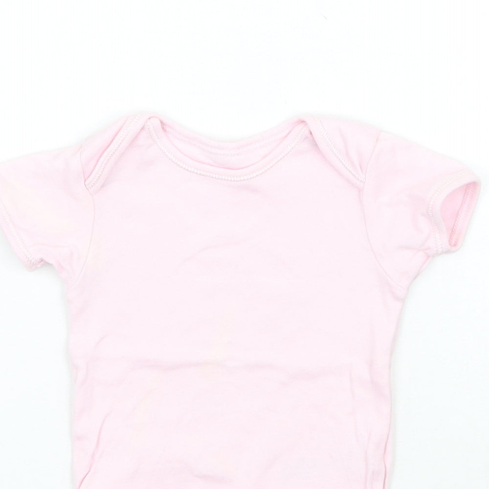 George Girls Pink   Babygrow One-Piece Size 3-6 Months