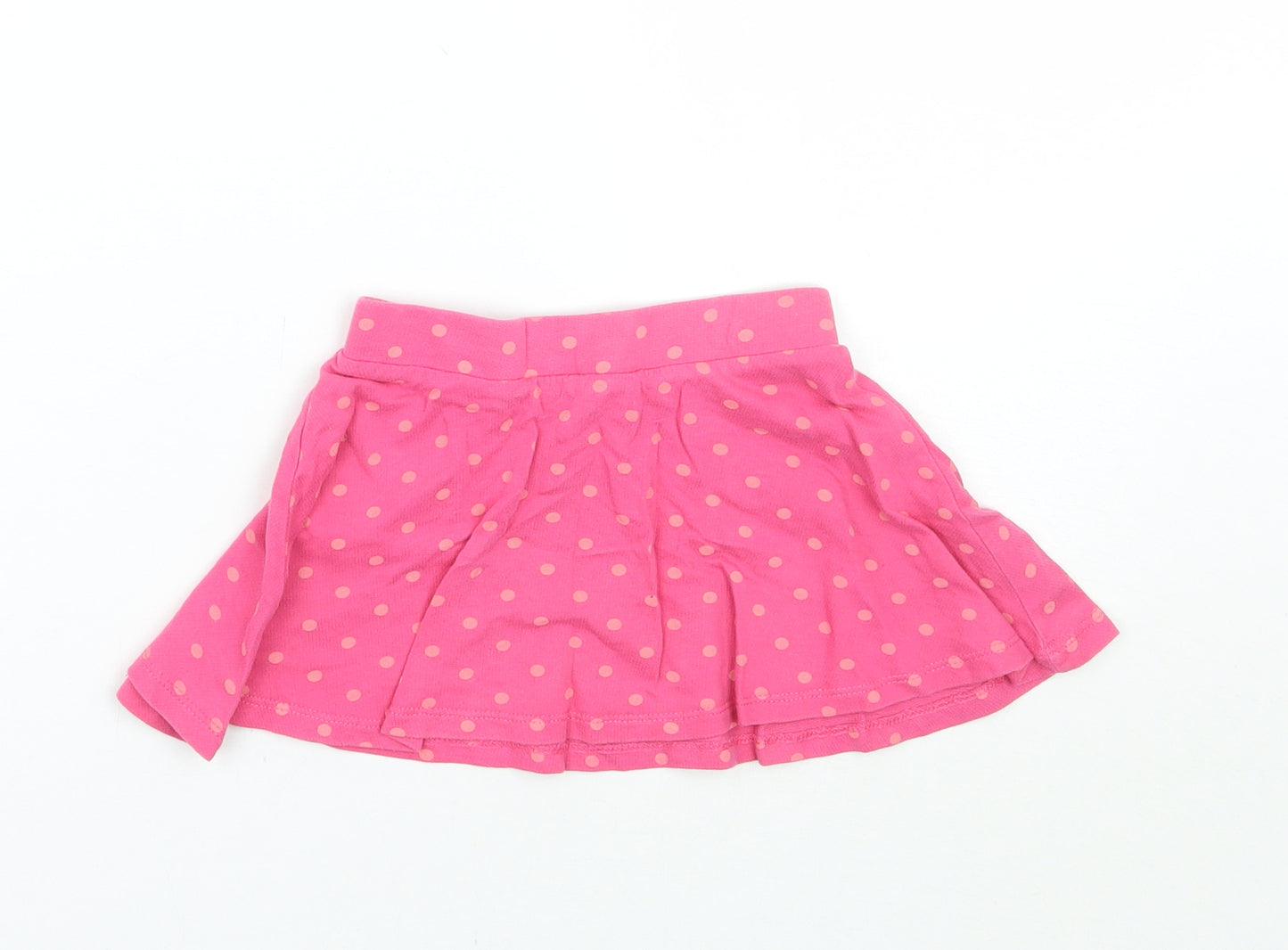 H&M Girls Pink Polka Dot  A-Line Skirt Size 12-18 Months