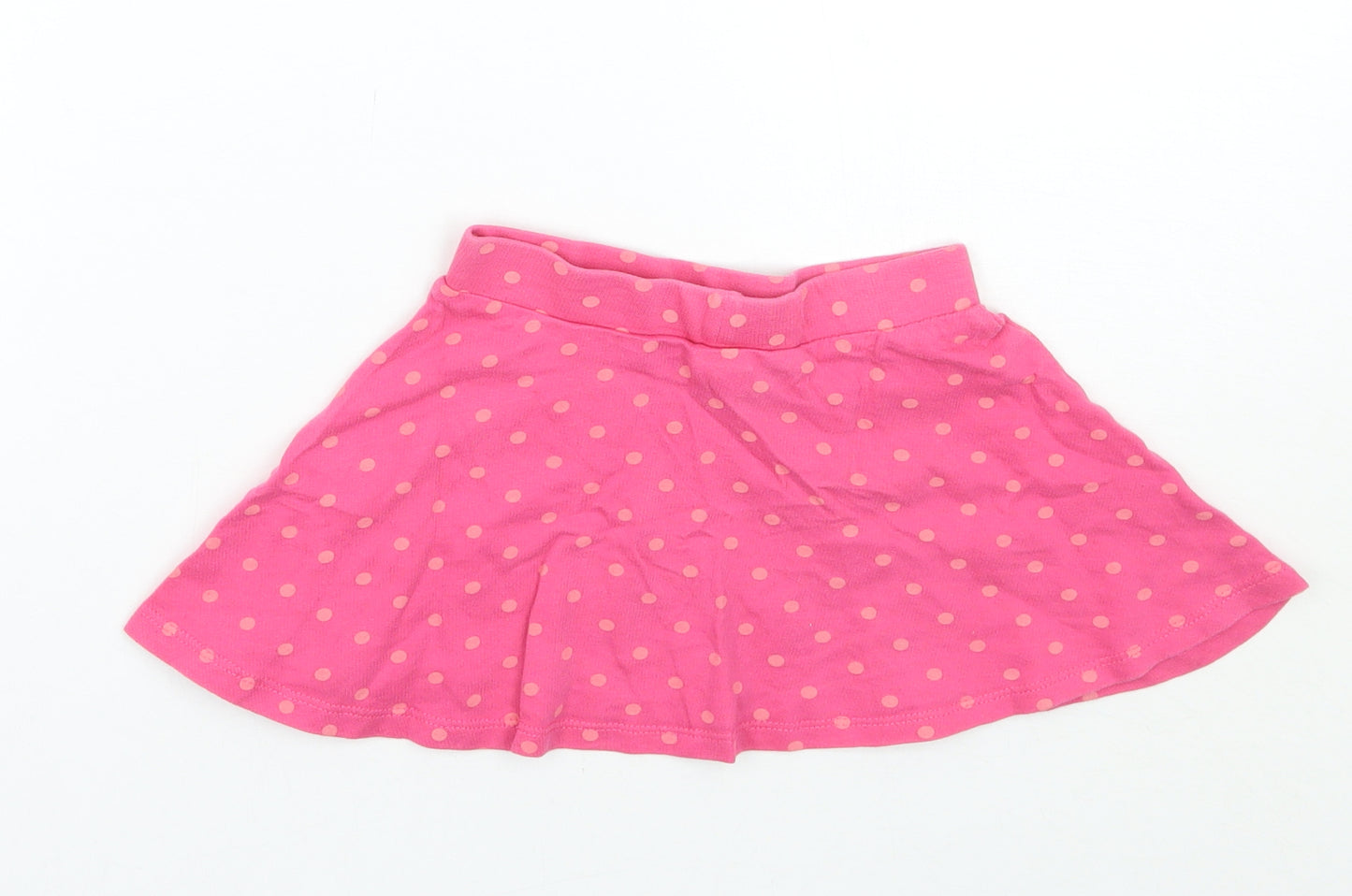 H&M Girls Pink Polka Dot  A-Line Skirt Size 12-18 Months