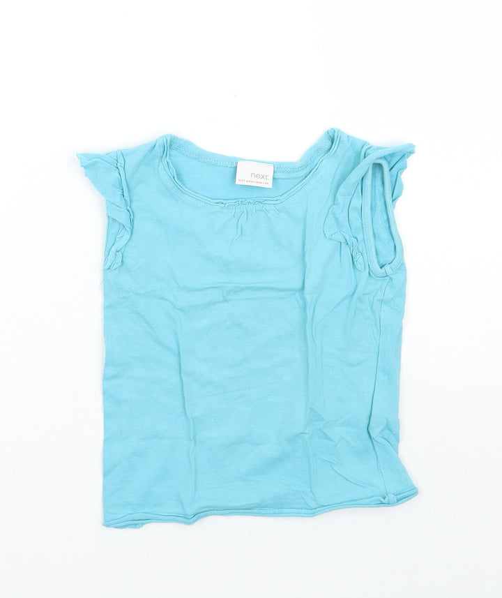 NEXT Girls Blue   Basic T-Shirt Size 18-24 Months