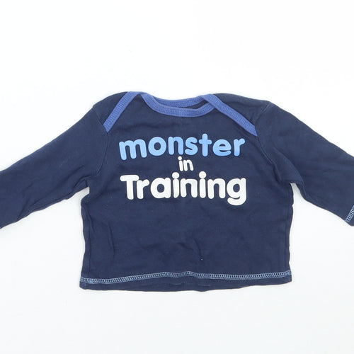 George Baby Blue   Basic T-Shirt Size 0-3 Months
