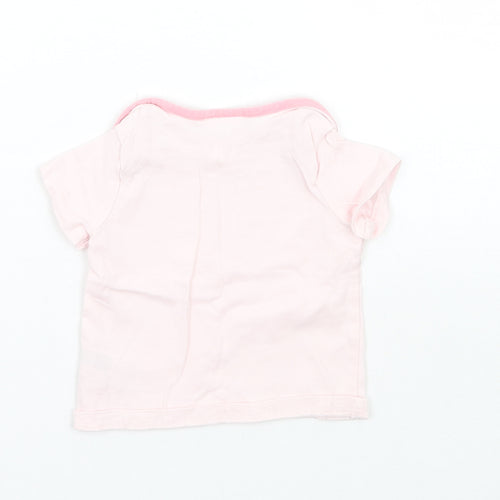 NEXT Girls Pink   Basic T-Shirt Size 0-3 Months
