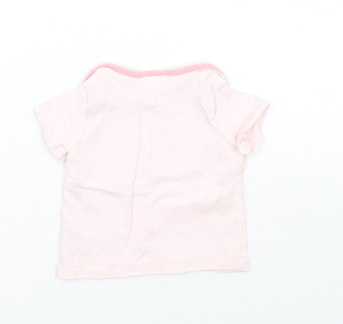 NEXT Girls Pink   Basic T-Shirt Size 0-3 Months