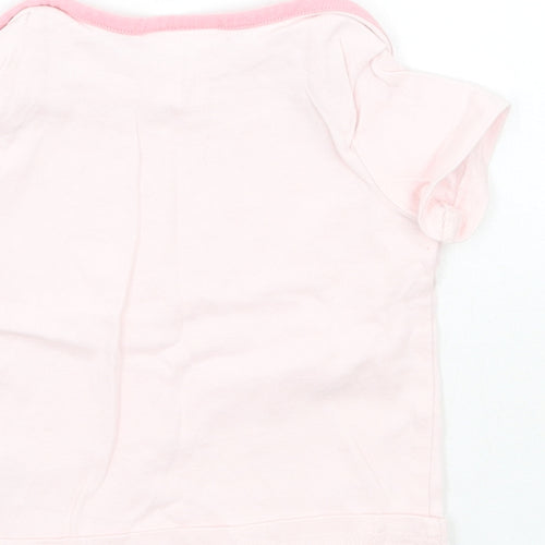 NEXT Girls Pink   Basic T-Shirt Size 0-3 Months
