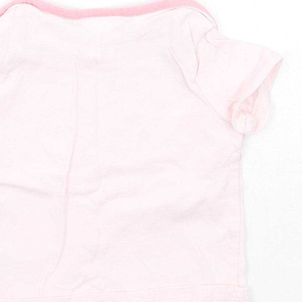 NEXT Girls Pink   Basic T-Shirt Size 0-3 Months