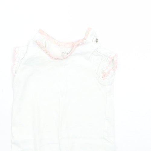 Mammas & Pappas Girls White   Babygrow One-Piece Size 0-3 Months
