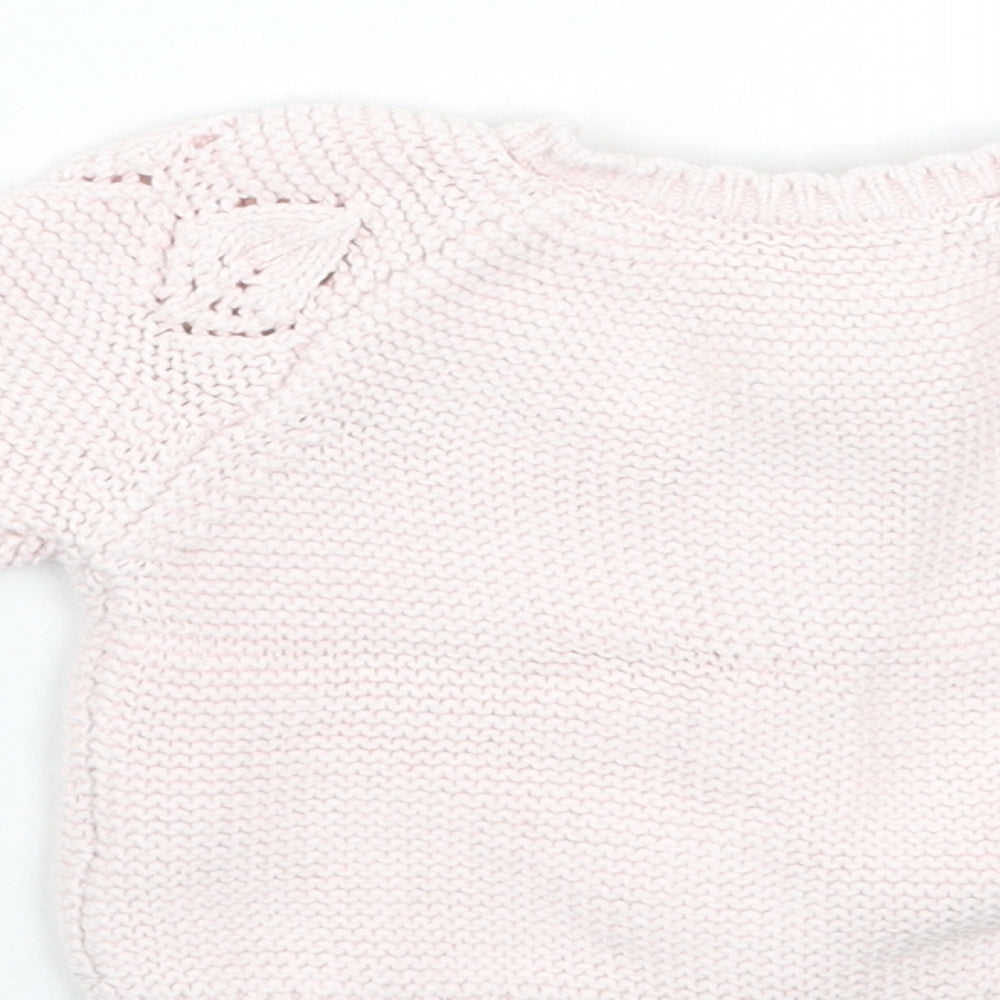 NEXT Girls Pink   Cardigan Jumper Size 3-6 Months