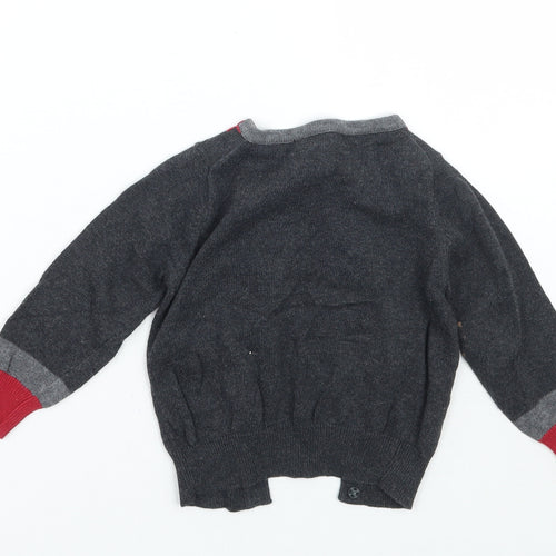 Shrinking Violet Girls Grey   Cardigan Jumper Size 12-18 Months