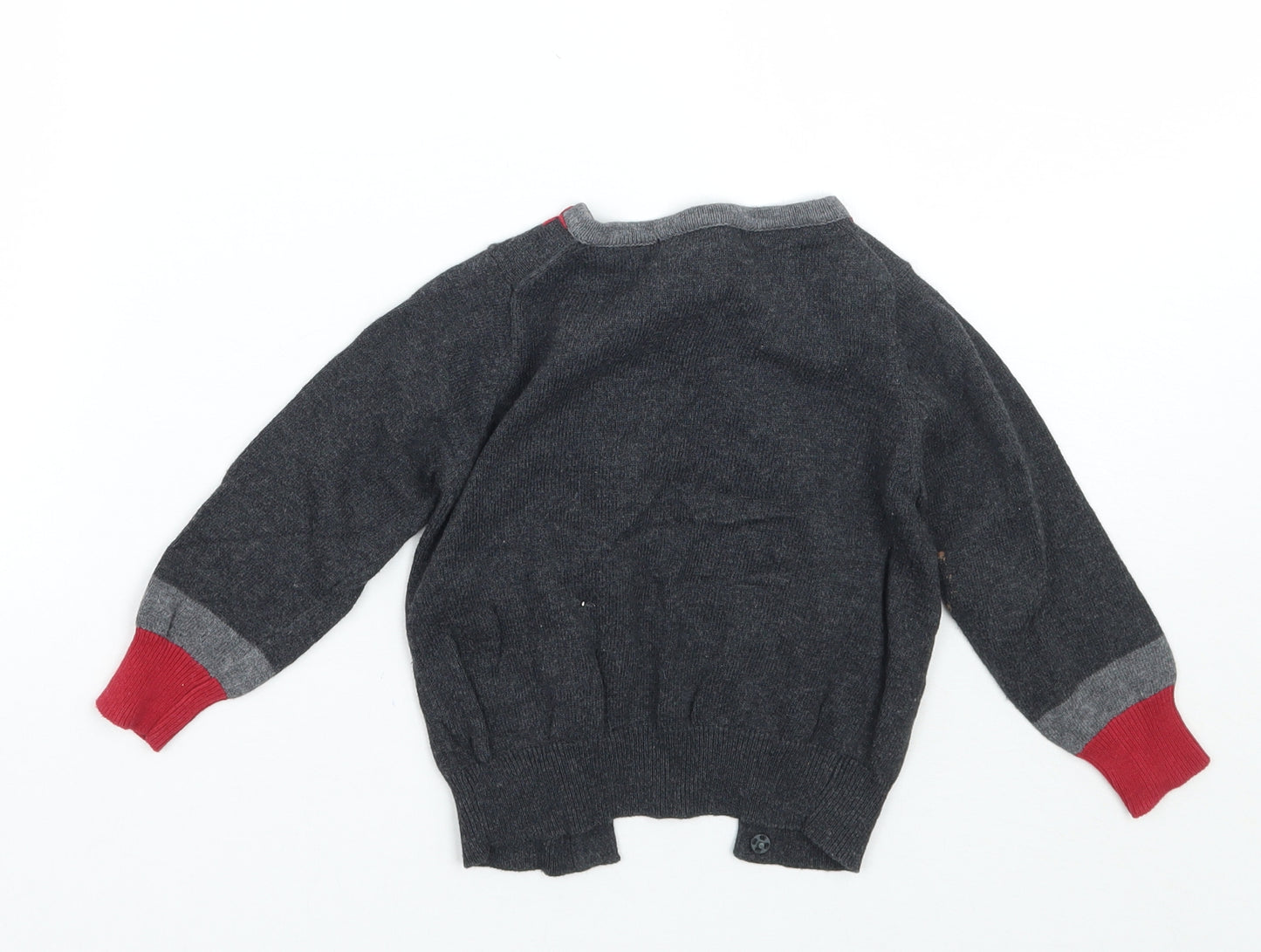 Shrinking Violet Girls Grey   Cardigan Jumper Size 12-18 Months