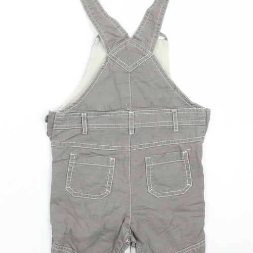 TU Boys Brown   Dungaree One-Piece Size 6-9 Months