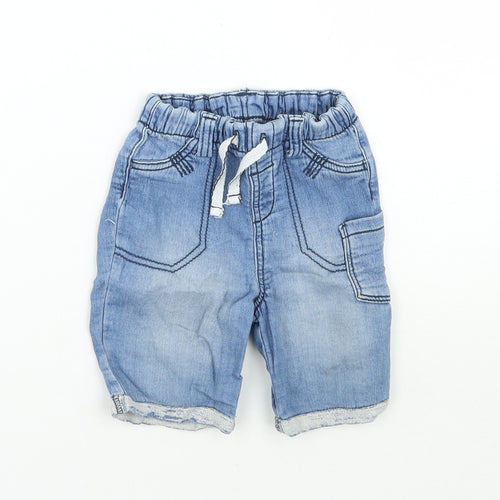 Nutmeg Boys Blue   Cargo Jeans Size 9-12 Months