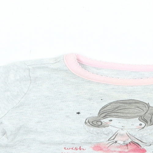 Primark Girls Grey   Basic T-Shirt Size 0-3 Months