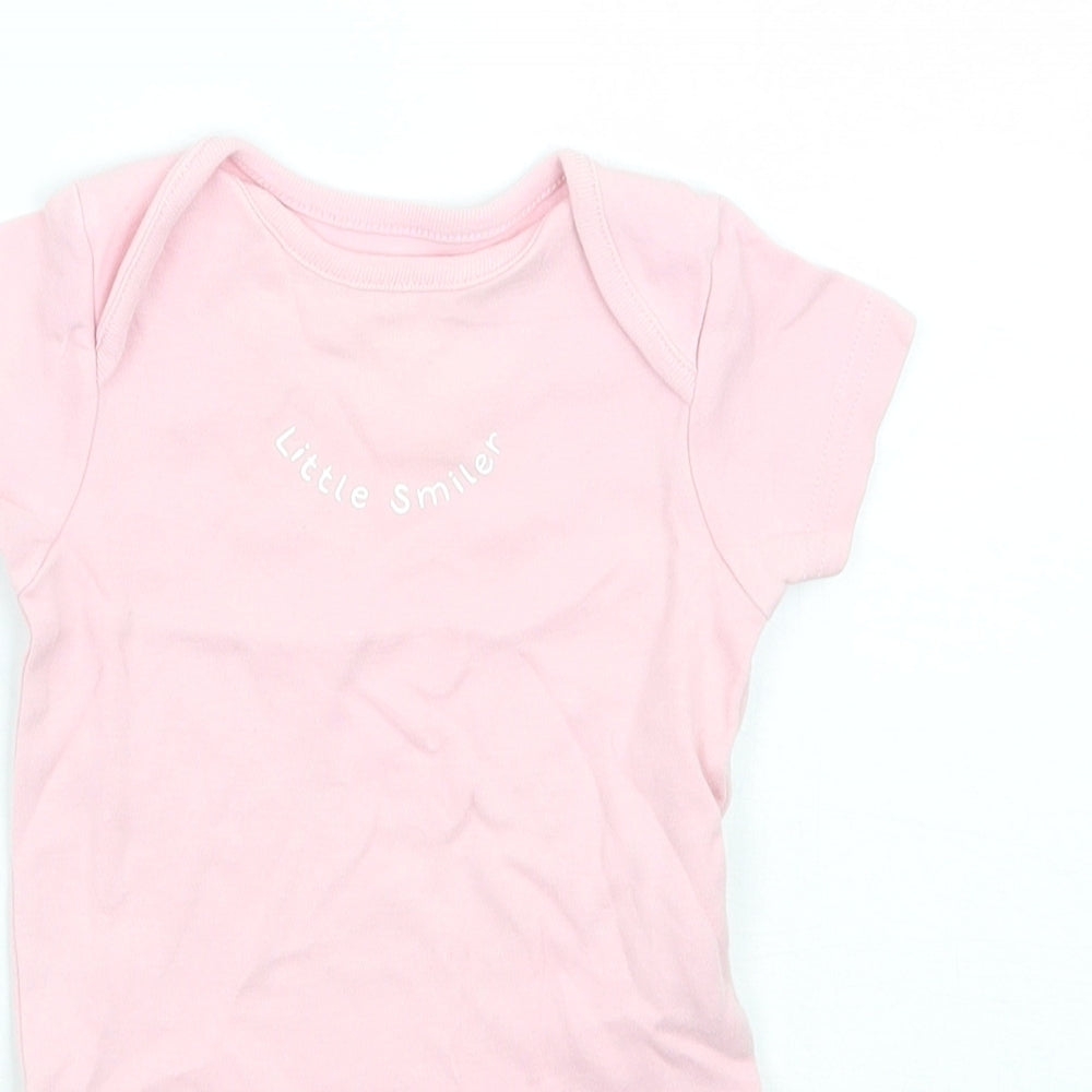 NEXT Girls Pink   Babygrow One-Piece Size 0-3 Months