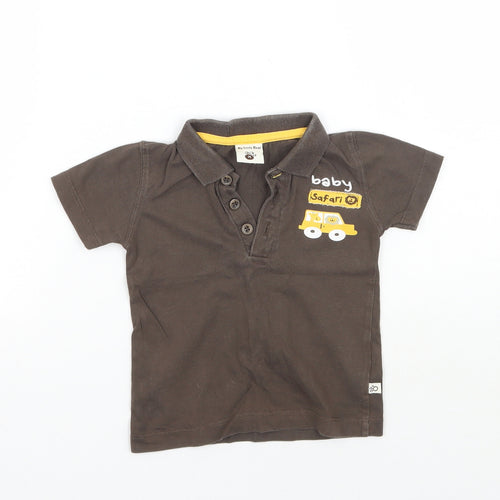 My little bear Baby Brown   Basic T-Shirt Size 9-12 Months