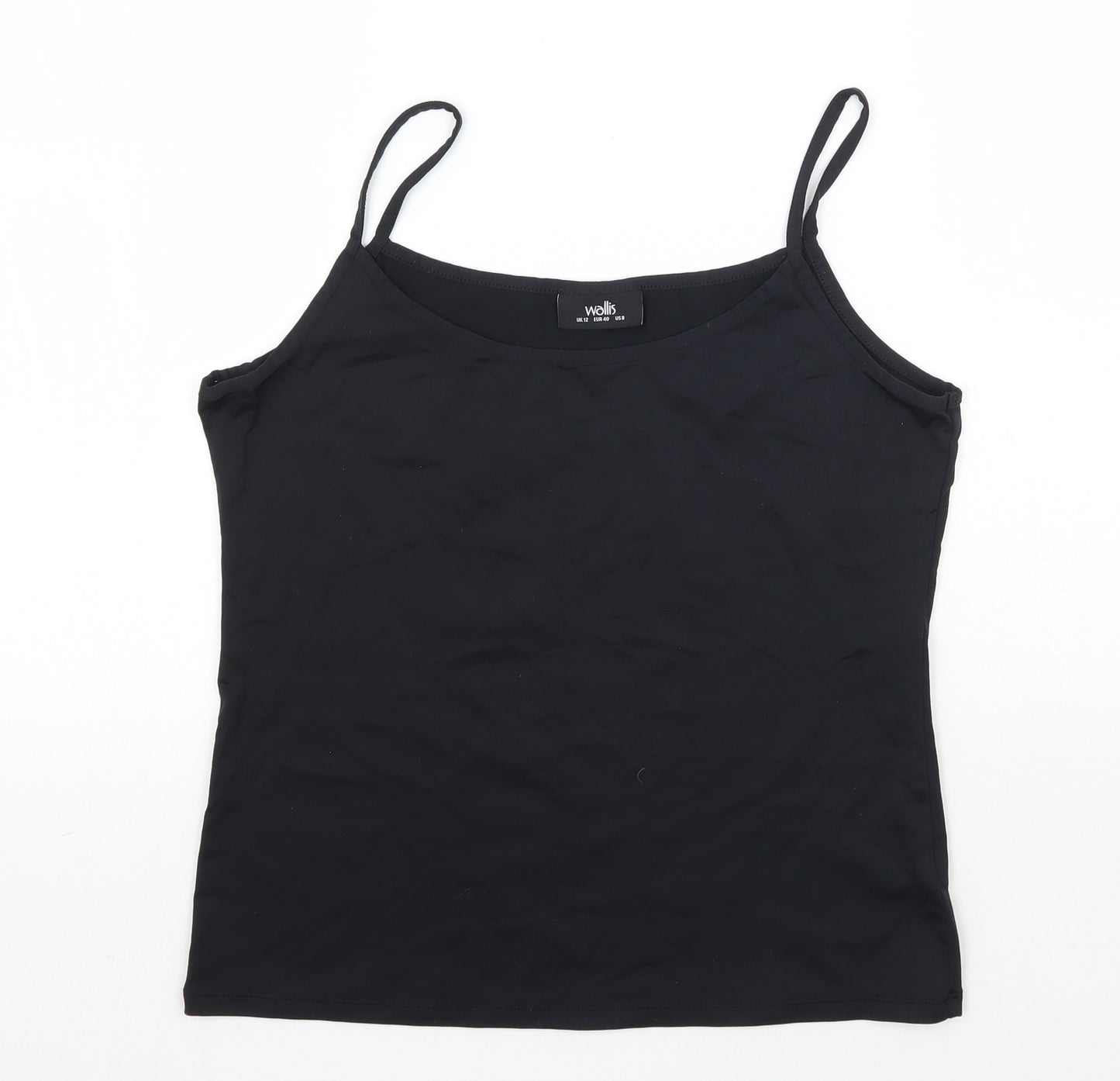 Wallis Womens Black   Basic Tank Size 12