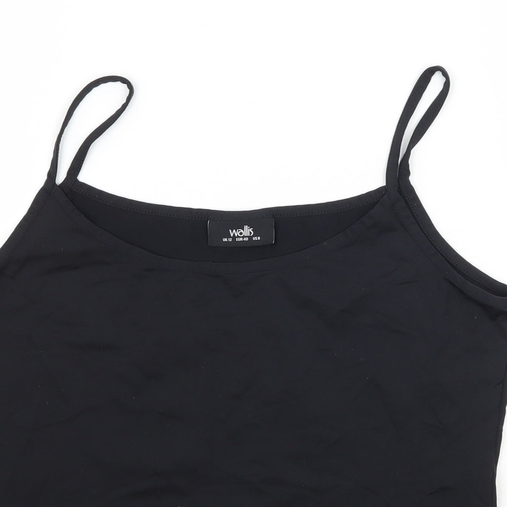 Wallis Womens Black   Basic Tank Size 12