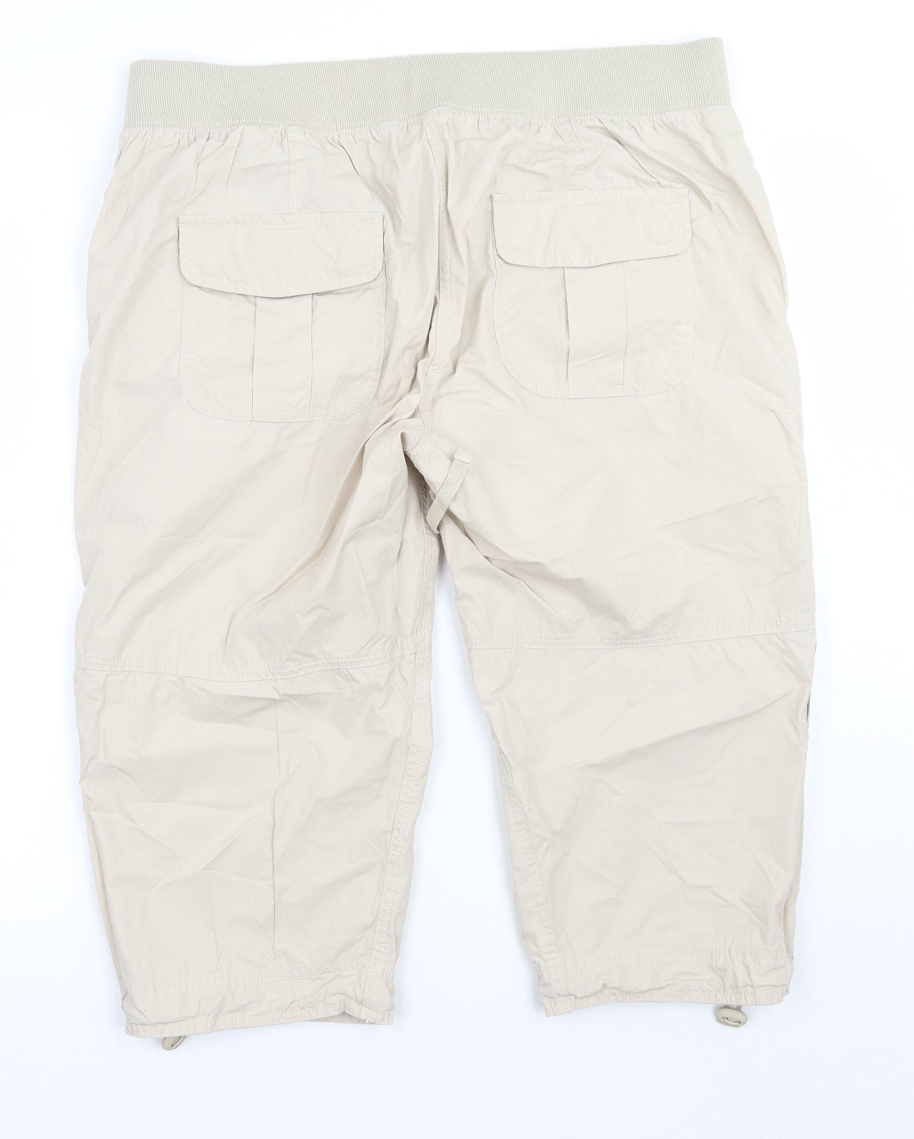 Crew Clothing Womens Beige   Cargo Trousers Size 16  - legs 18 in