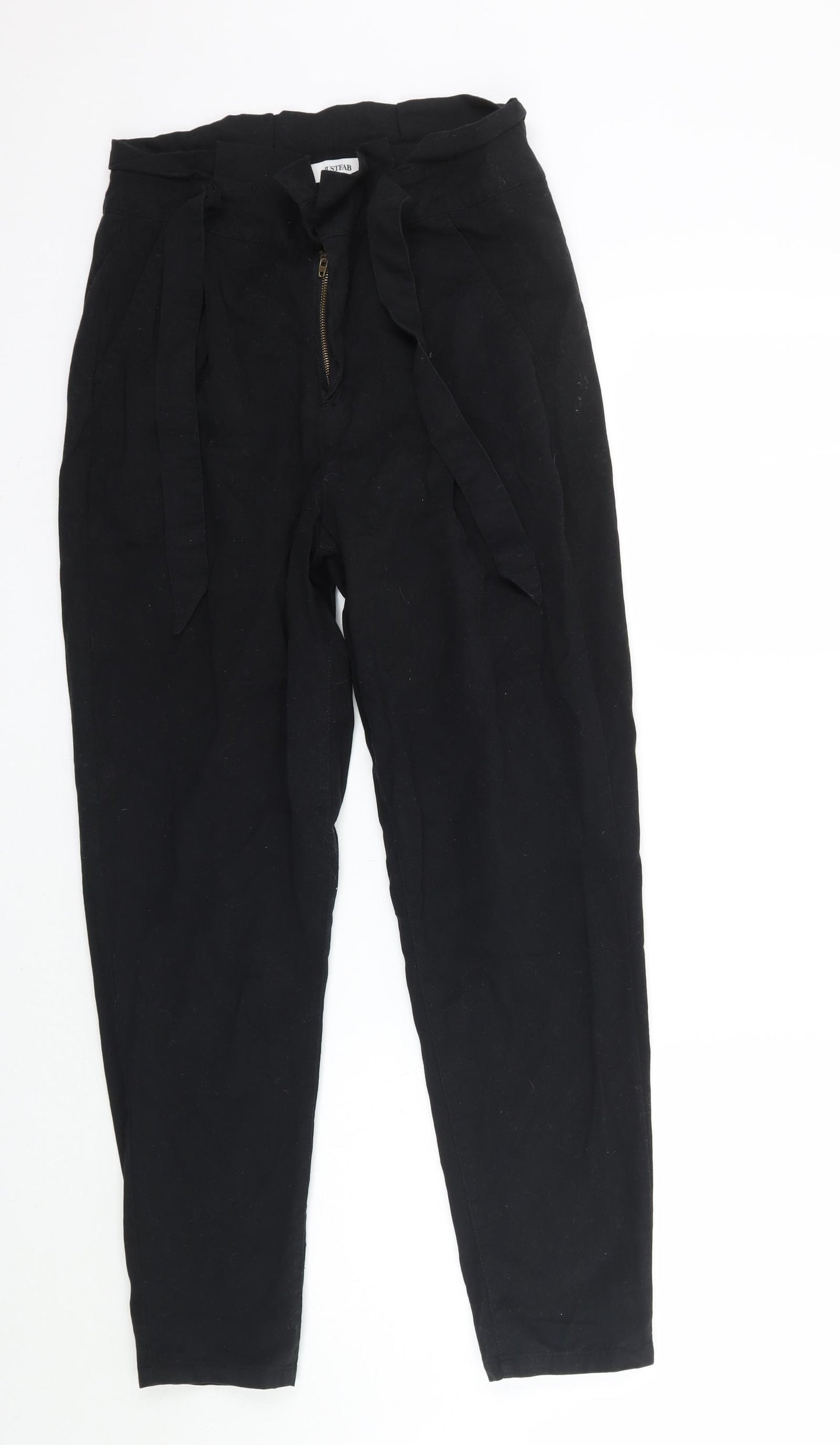 Just fab Womens Black   Trousers  Size 27 L27 in