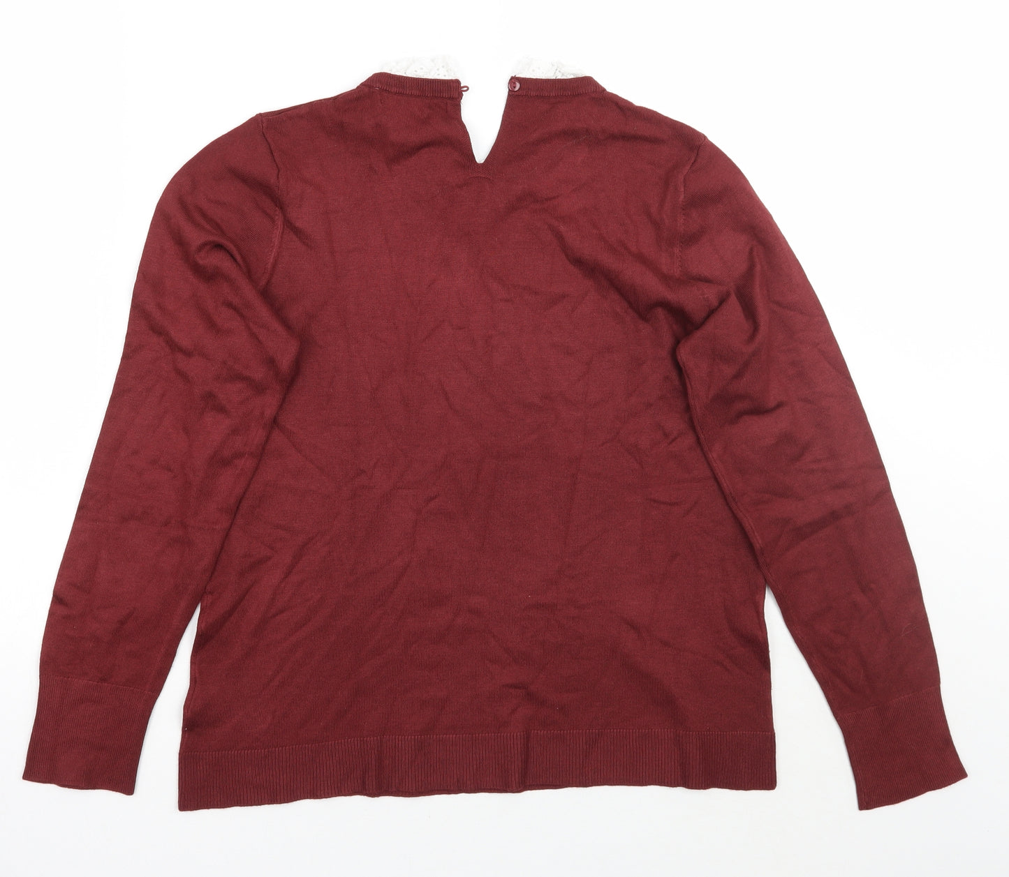 NEXT Womens Red   Pullover Jumper Size 14