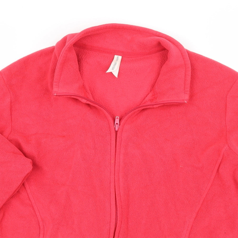 Marks and Spencer Womens Pink   Jacket Coat Size 16