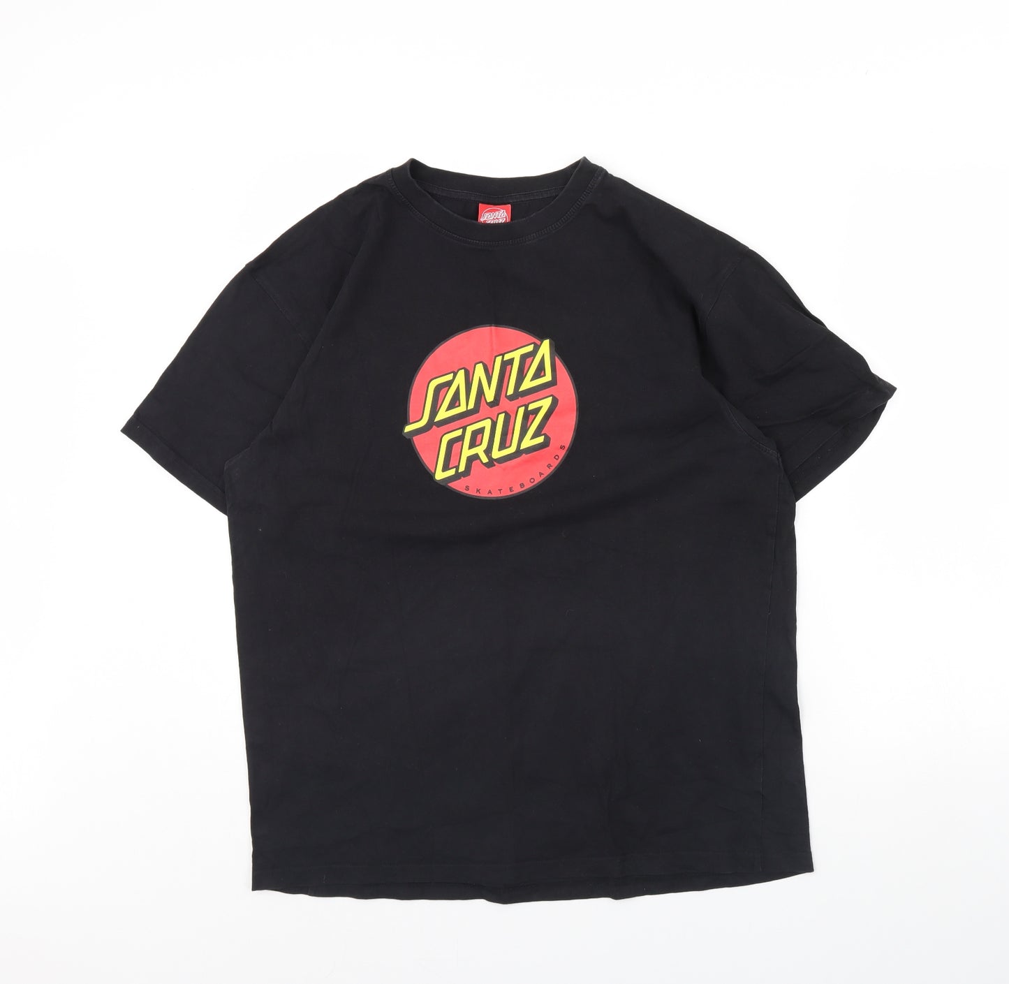 Santa Cruz Mens Black    T-Shirt Size L