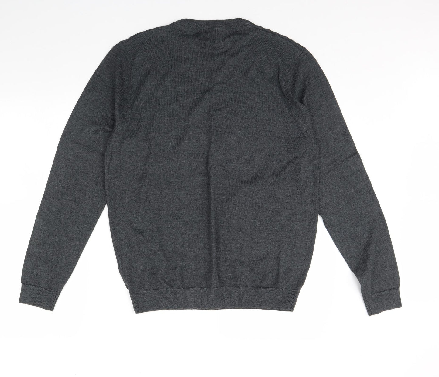 m&s Mens Grey   Pullover Jumper Size L