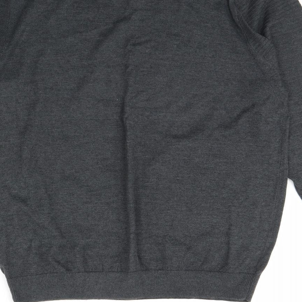 m&s Mens Grey   Pullover Jumper Size L