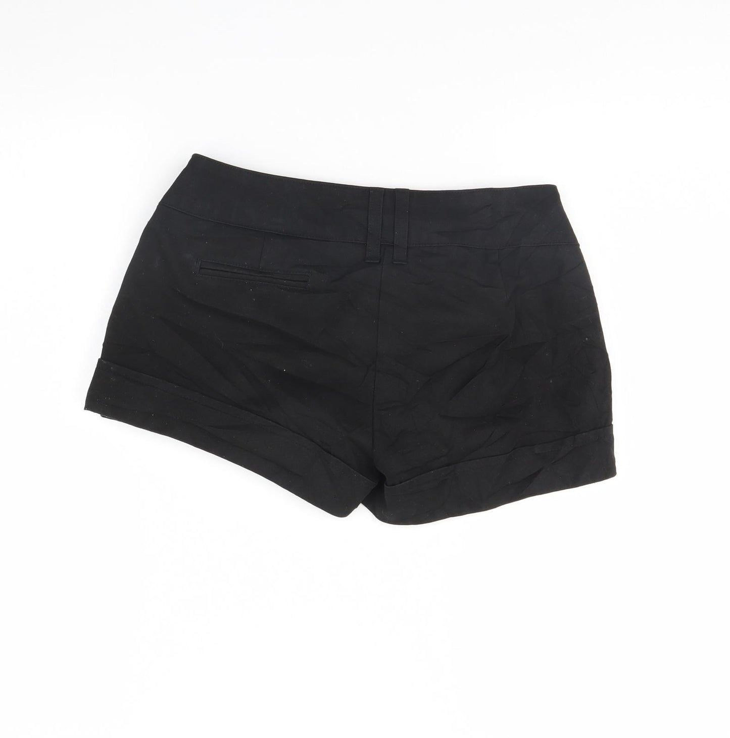 Jane Norman Womens Black   Cut-Off Shorts Size 8