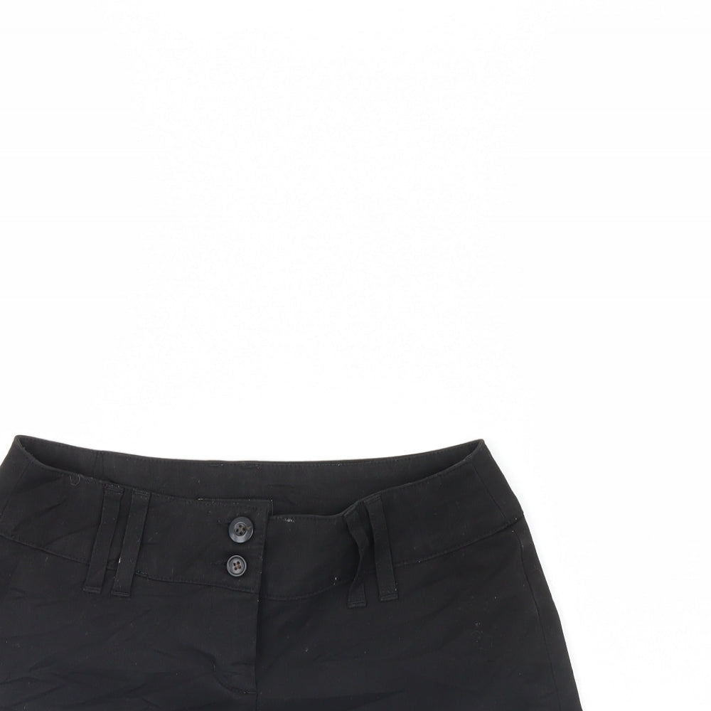 Jane Norman Womens Black   Cut-Off Shorts Size 8