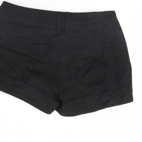 Jane Norman Womens Black   Cut-Off Shorts Size 8