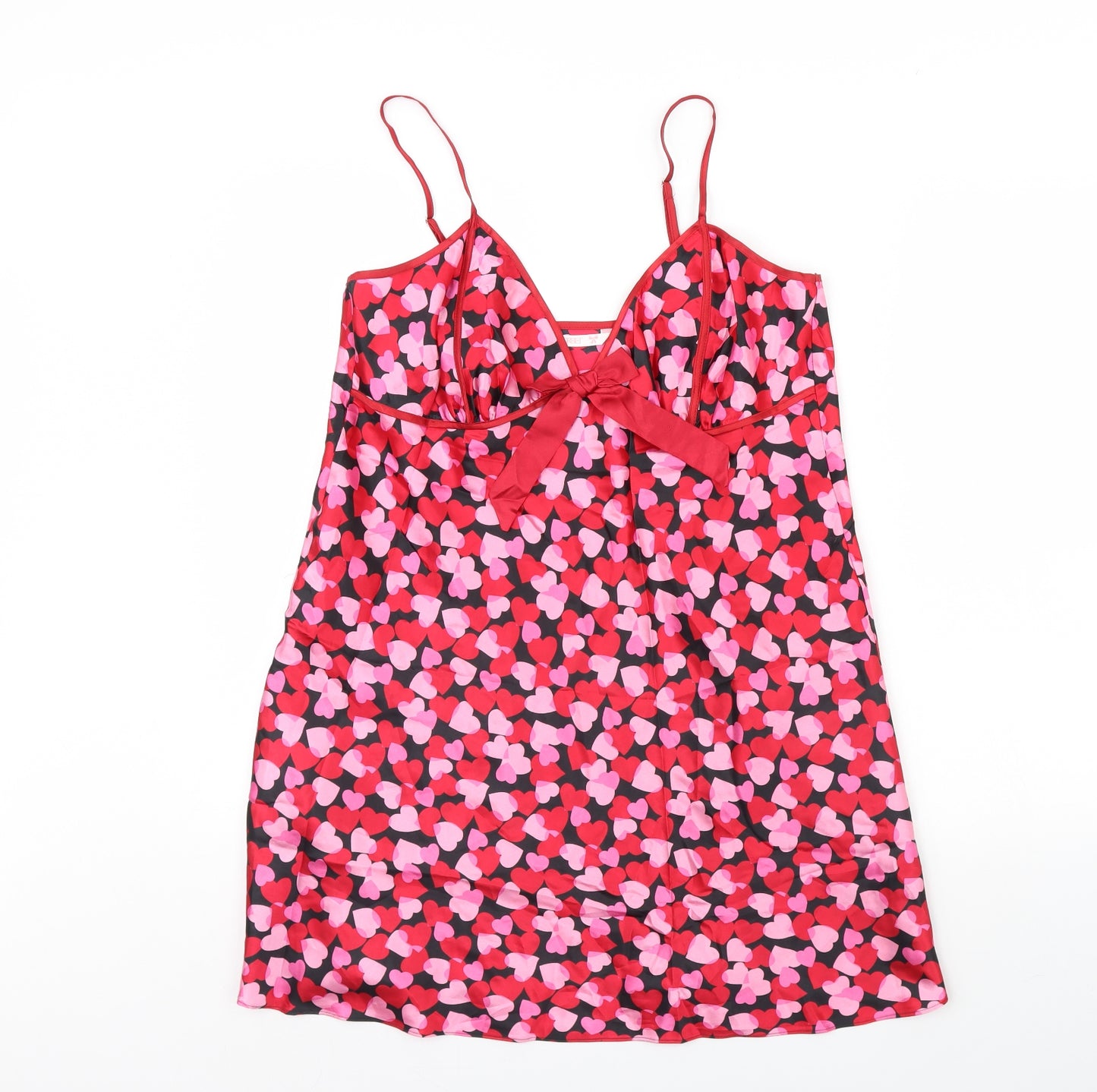 Sorbet Womens Pink Solid  Cami Dress Size 16