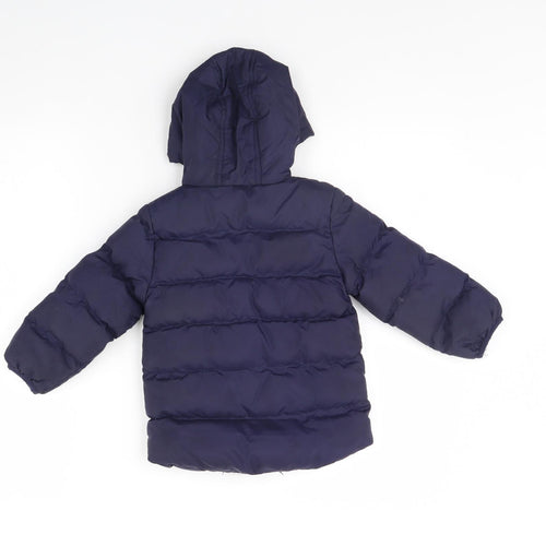 M&Co Boys Blue   Rain Coat Coat Size 2 Years