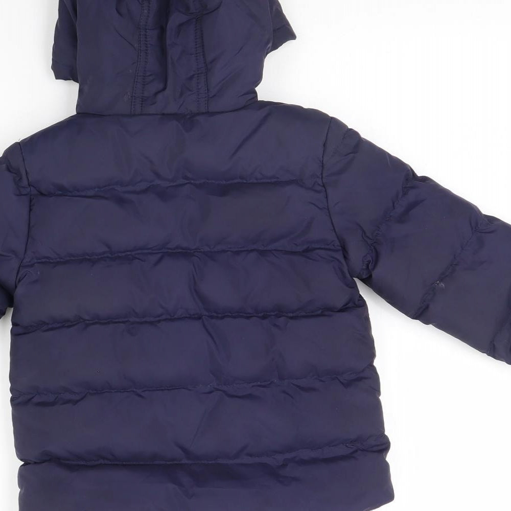 M&Co Boys Blue   Rain Coat Coat Size 2 Years