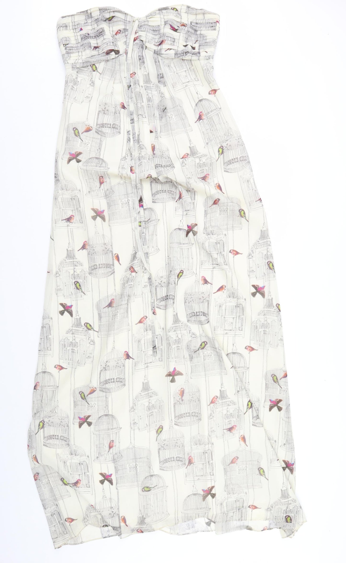 Ted Baker Womens Beige Animal Print  Maxi  Size S