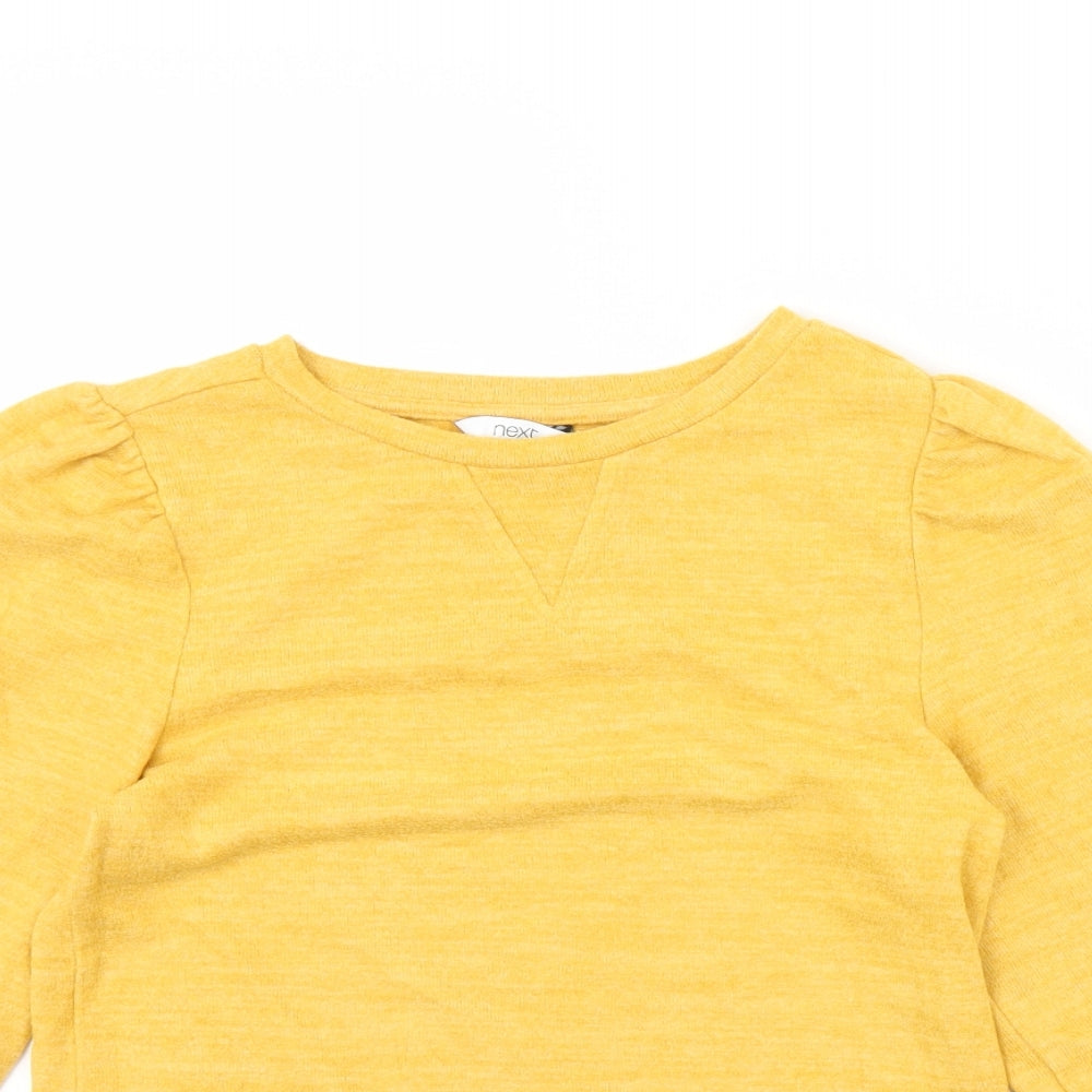 NEXT Womens Yellow   Pullover Jumper Size 10